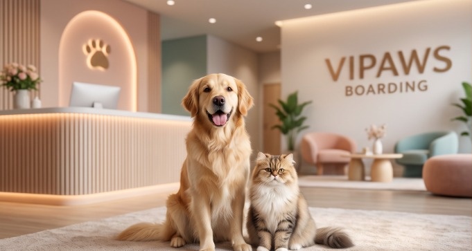 VIPaws Boarding Lobby